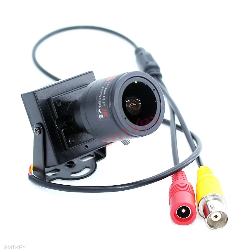 SMTKEY цветная HD 700TVL ручная линза металлический ящик мини камера безопасности