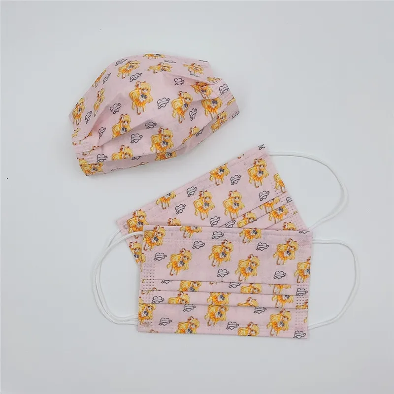 

Disposable Face Masks Cartoon Pattern Comfortable Protective Masks Mascarilla Mondkapje Adult Mask