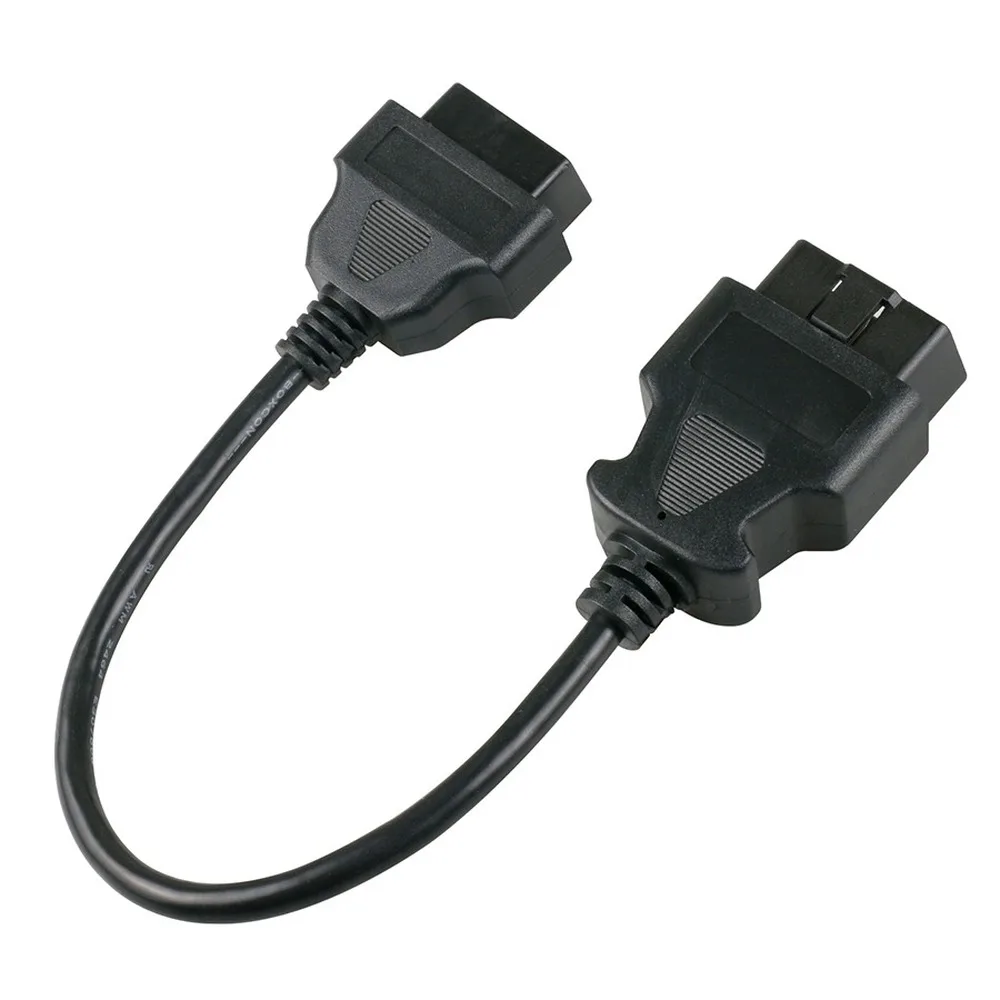 Удлинительный кабель OBD2 с 16 контактами коннектор 30 см гнездовым на штырьков