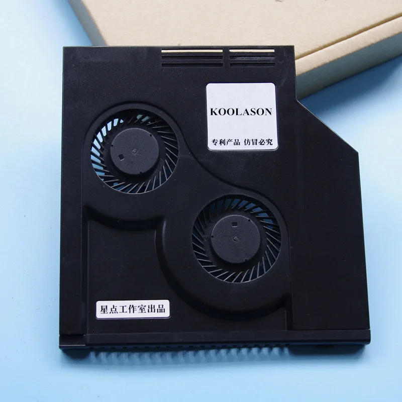 KOOLASON 12,7 мм ноутбук оптический CD rom привод модифицированный охлаждающий кулер SATA Тихая Регулируемая скорость турбо вентиляторы радиатор