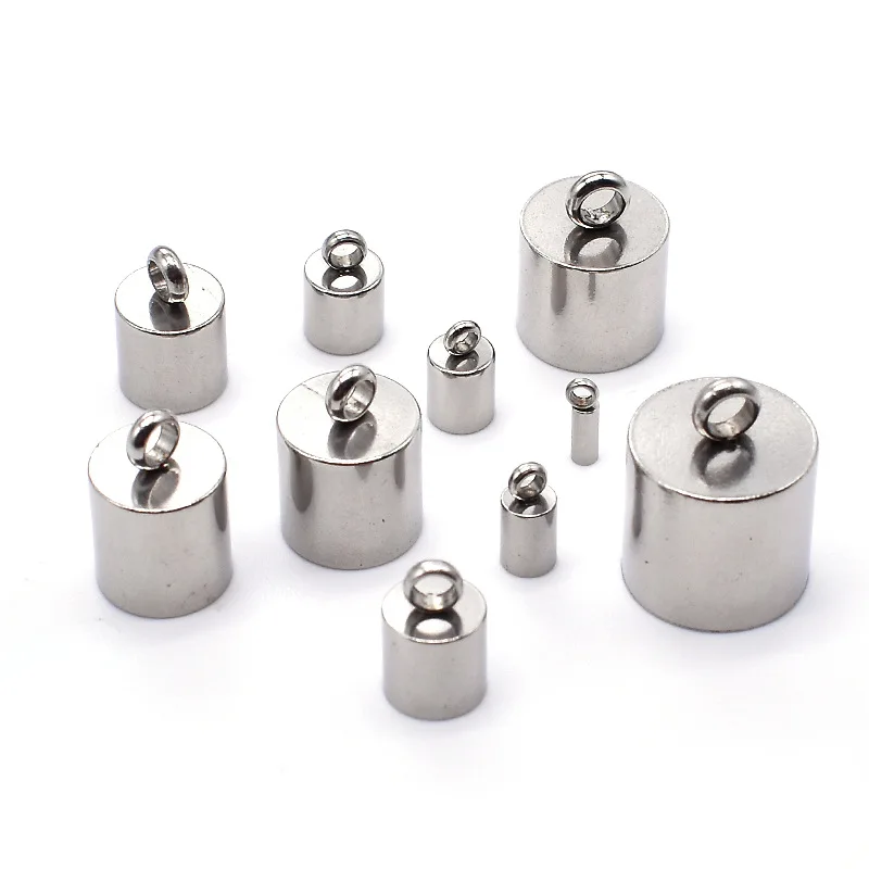 1 упаковка нержавеющая сталь круглая Концевая крышка шнура с 5 2 3 4 6 7 8 9 10 мм