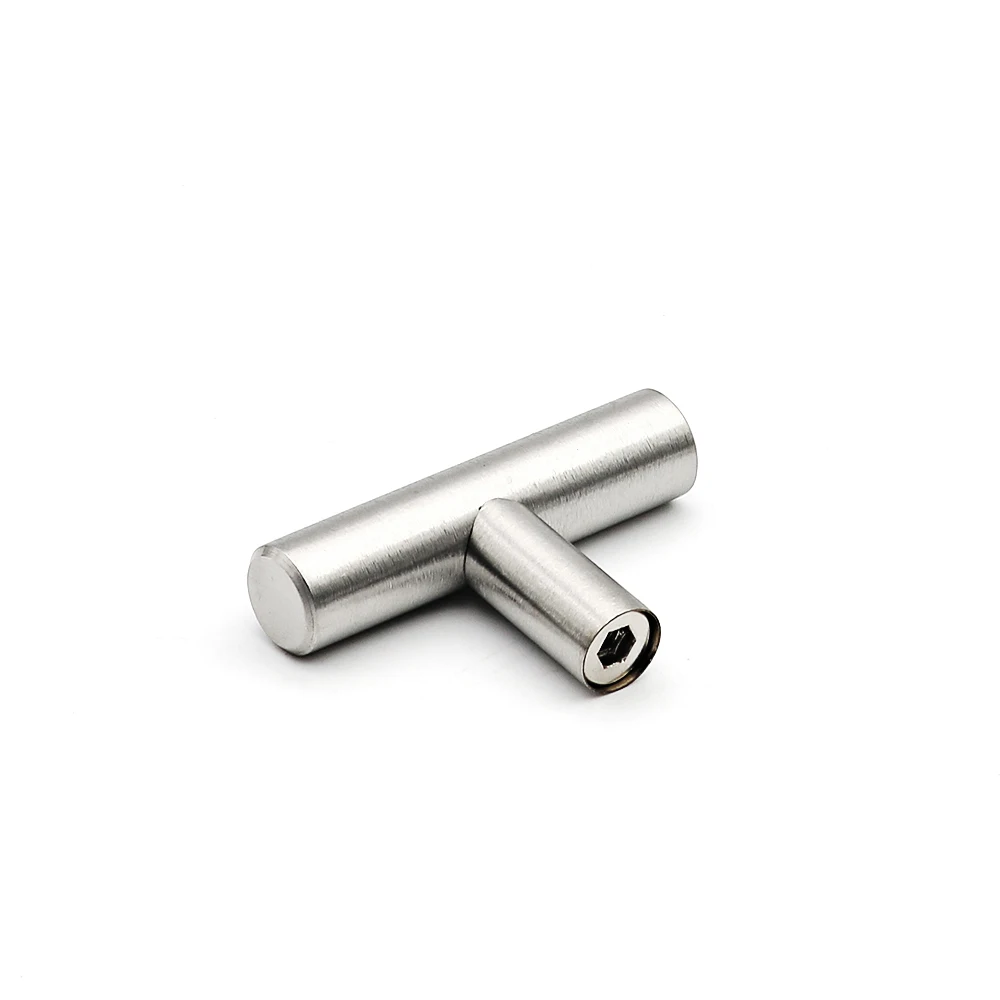 20pack cabinet handles brushed nickel drawer pulls cabinet hardware stainless steel kitchen cupboard handles cabinet door knobs free global shipping