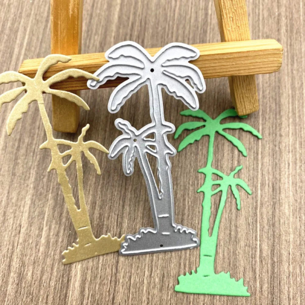 Рамка с кокосовым деревом металлические Вырубные штампы фотоальбом карточка