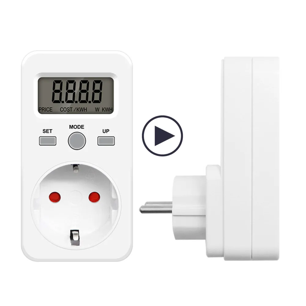 Цифровой измеритель электроэнергии ваттметр с ЖК дисплеем измерительная