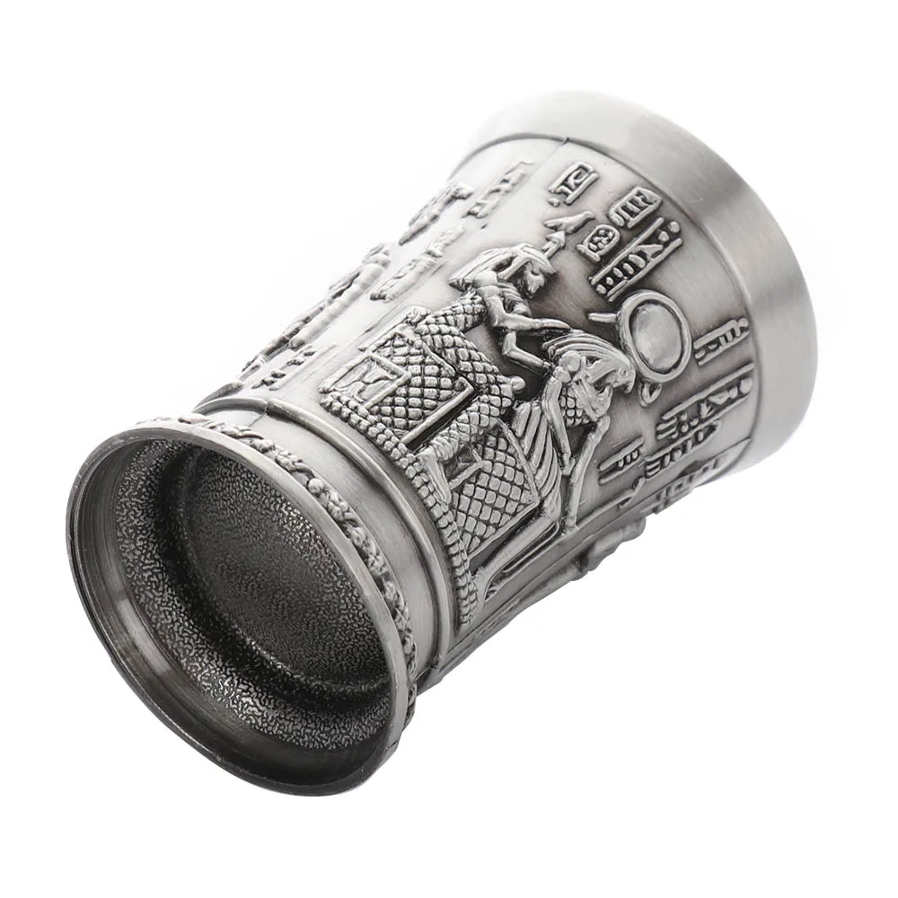 Медная чашка в ретро стиле 1 шт. Египетский миф бронзовая 3D рельефная стеклянная 3d