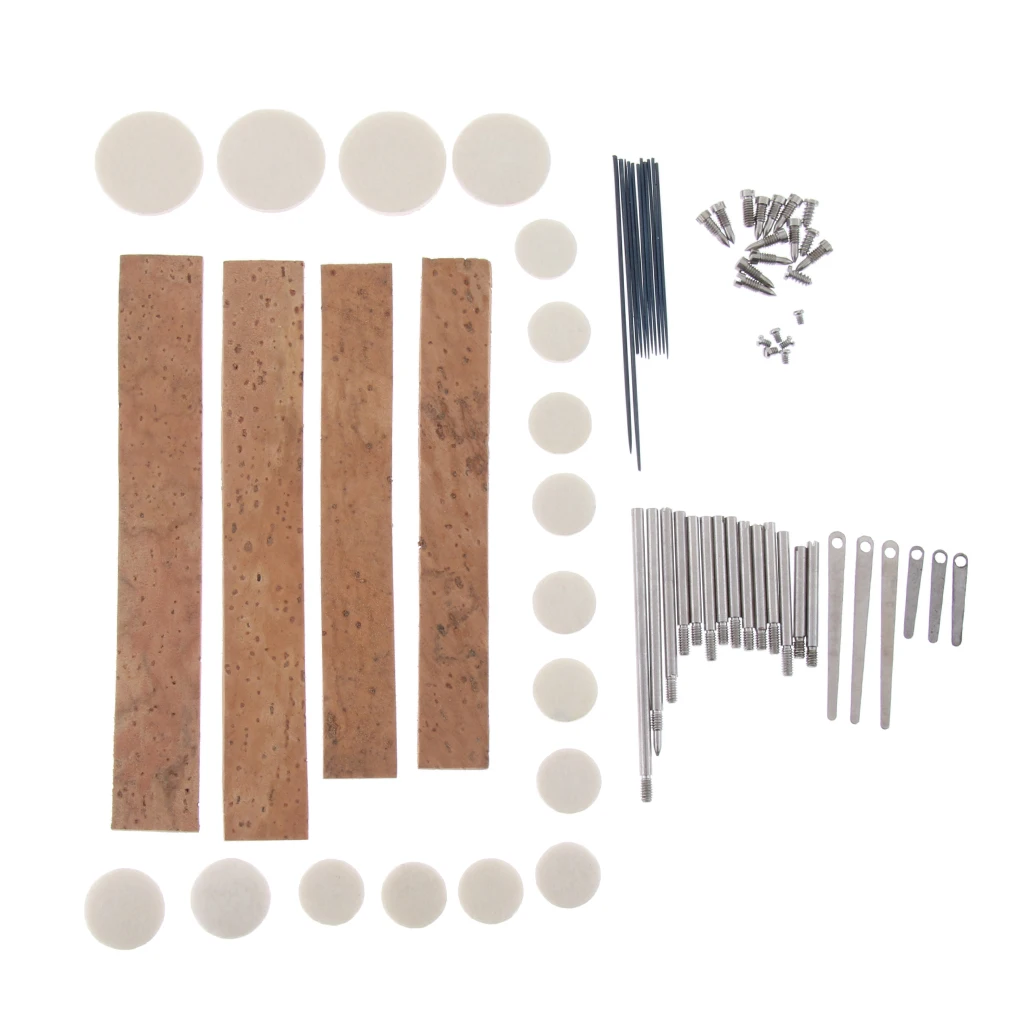 

Clarinet Replacement Leather Pads Screws Set for Clarinet Repair