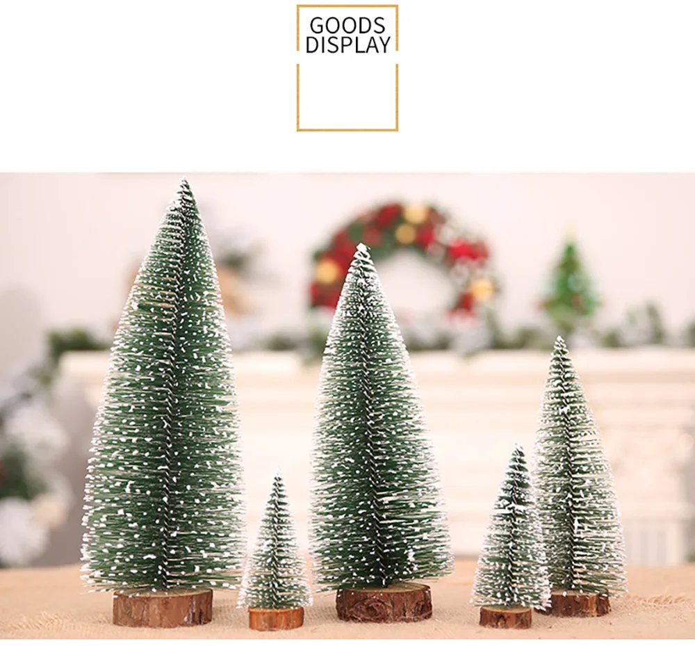 Рождественская елка arbol de navidad Новогодняя мини-елка маленькая сосновая елка adornos de navidad настольный мини Рождественский Декор