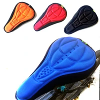 mountain bike 3d cushion cover mtb cycling bicycle cushion thick silicone seat comfort ultra soft saddle accessories seat cover