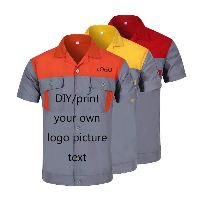 Рабочая одежда для мужчин с логотипом на заказ топы и штаны Ремонтника