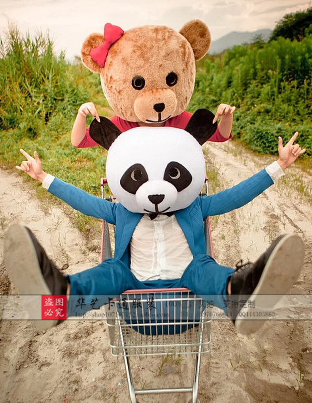 Новое поступление бурый медведь костюм талисман в форме головы с принтом виде