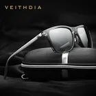 Солнцезащитные очки унисекс VEITHDIA, винтажные, с поляризационными стеклами, степень защиты UV400, спортивные, 6108