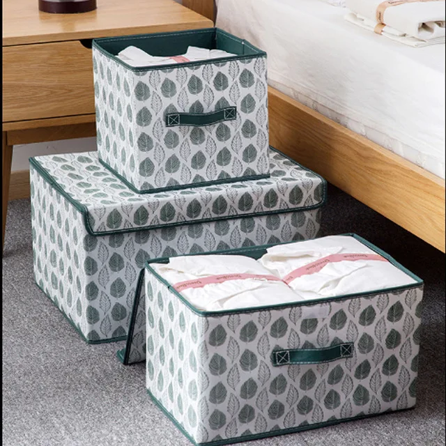 

Складные контейнеры для хранения с ручкой, удобный органайзер для хранения игрушек для дома, офиса, спальни