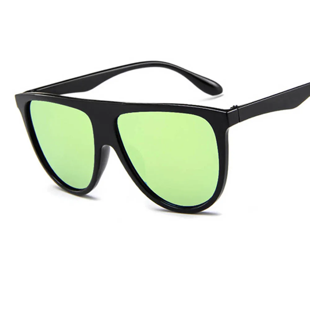 Тонкие плоские солнечные очки es женские роскошные брендовые дизайнерские ретро