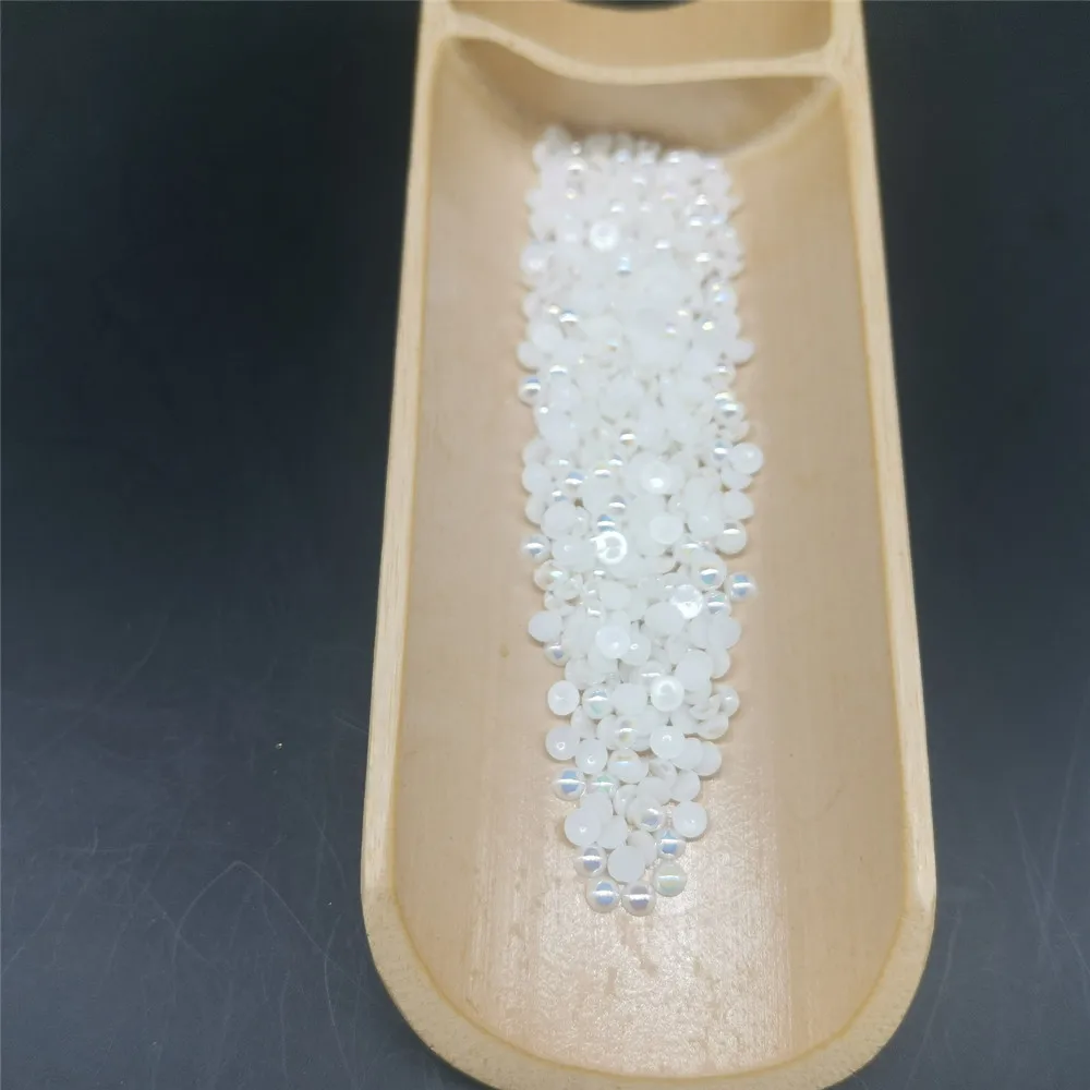 4 мм Стразы Ab Crystal клей на смоле украшение из кристаллов для ногтей 100 шт. жемчужные