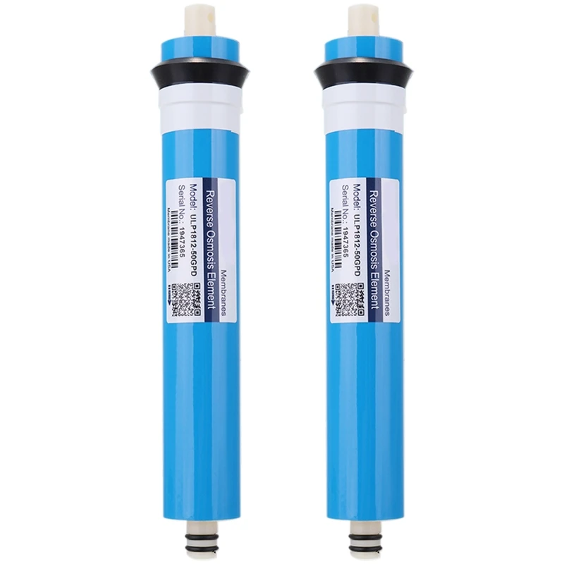 

2Pcs ULP1812-50 Residential Water Filter 50 Gpd RO Membrane NSF Used for Reverse Osmosis System