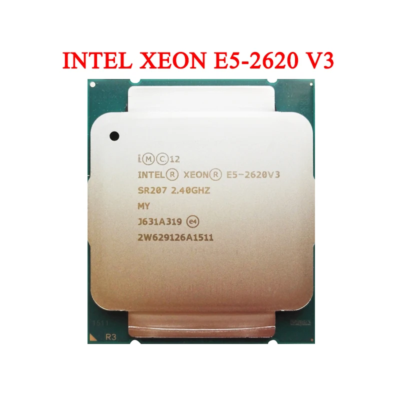 

Intel Xeon E5 2620 V3 LGA 2011-3 Processor SR207 2.4Ghz 6 Core 85W E5 2620V3 CPU Support X99 Motherboard