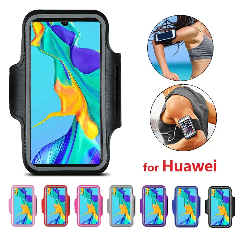 Чехол на руку для бега Нарукавники сумка чехол Huawei P30 Lite P40 P20 Pro P10 P9 P8 2017 Honor 20 10 20i 10i