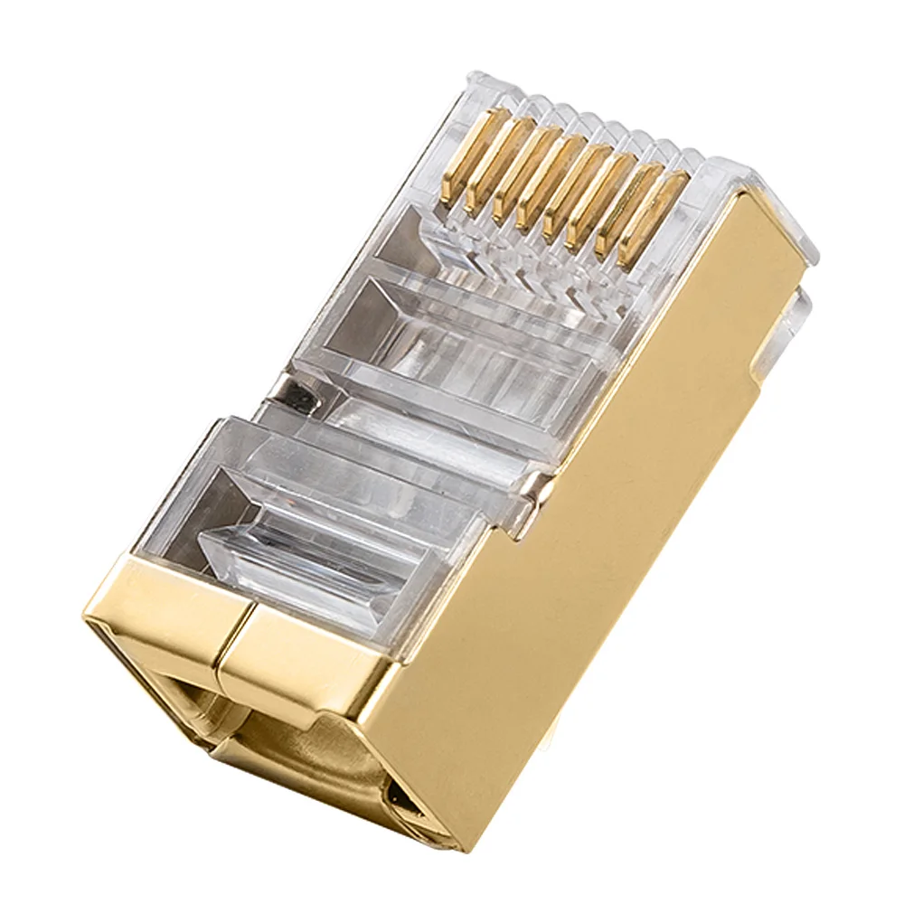Сетевой разъем cat 7 для Cat7 Cat6a Ethernet кабель 1/10/30 шт. RJ45 экранированный FTP 8P8C сетевые