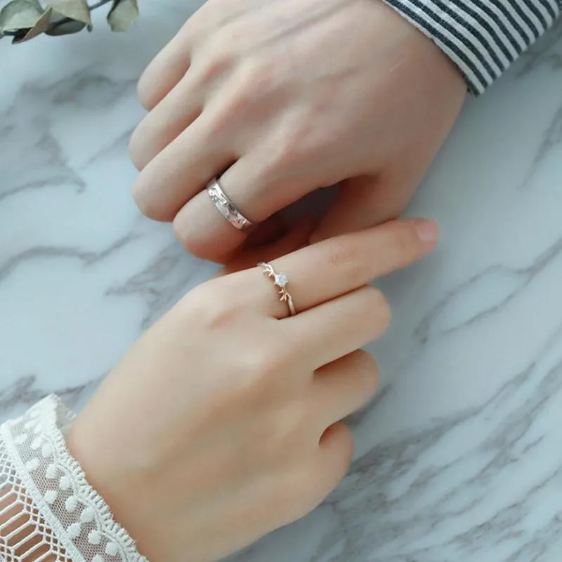 Симпатичные кольца с оленями для женщин и мужчин простые ювелирные изделия