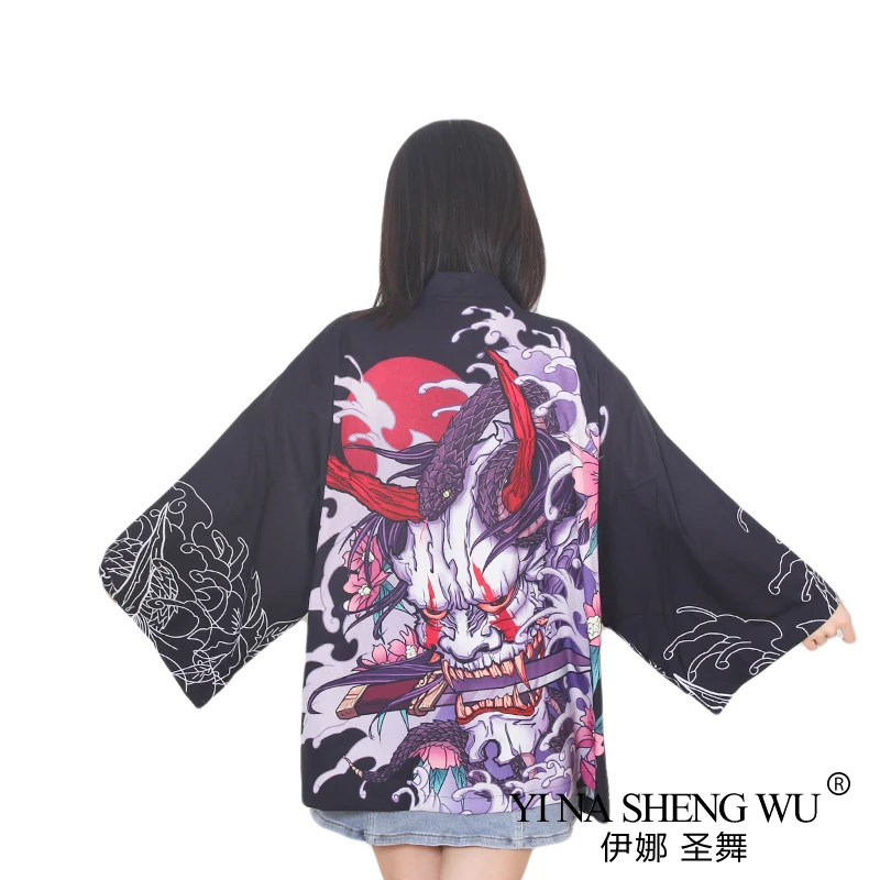 Кимоно для женщин и мужчин в японском стиле хаори юката японское кимоно самурая