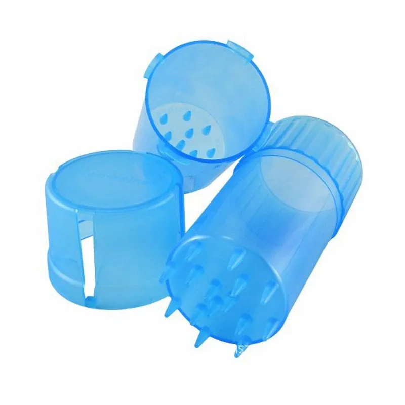 

96pcs/lot Wholesale Plastic Grinder 40mm Diameter Storage Case Box Tobacco Herb Crusher Grinders Smoke Herbs Weed Accessories