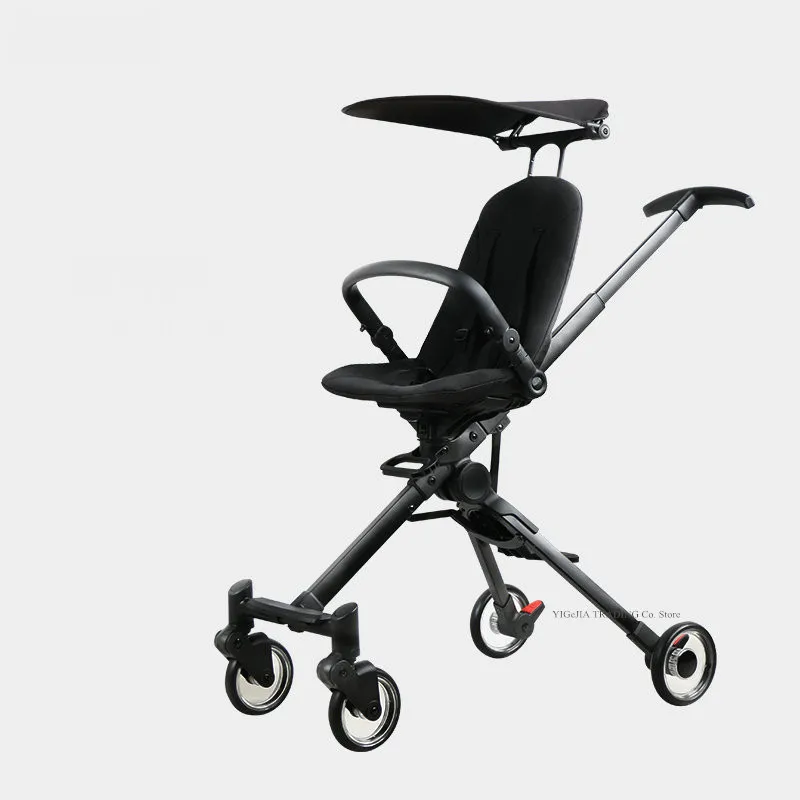 Portable Baby Stroller Can Take On The Plane, Lightweight 6.4KG Kids Carriage, High Landscape Children Cart