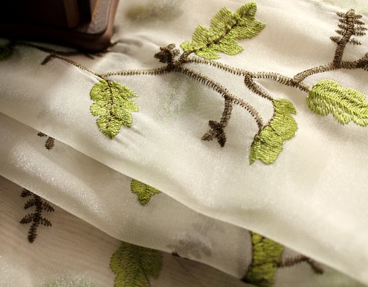 

Customized American country linen curtains Nordic simple and modern art bedroom living room Japanese shading screen