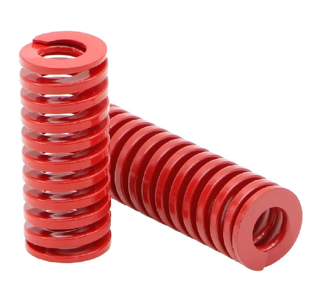 1 шт. красная компрессионная пружина средней нагрузки штамповочная внешний