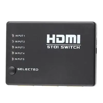 Новый HDMI концентратор 5 портов 1080P видео переключатель сплиттер с ИК-пультом