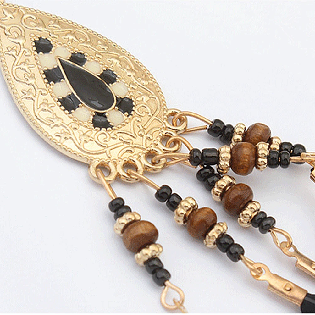 1 шт. элегантное винтажное Стильное ожерелье с кисточкой и перьями ожерелье-чокер