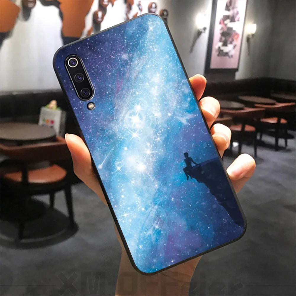 Черный чехол для телефона из ТПУ BaweiTE Cosmic starry sky Xiaomi 8 9 se 5X Redmi 6pro 6A 4X 7 5plus note 5 |