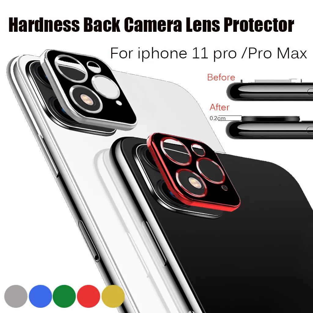Для Iphone 11pro/pro Max задняя камера металлический объектив чехол для экрана кольцо