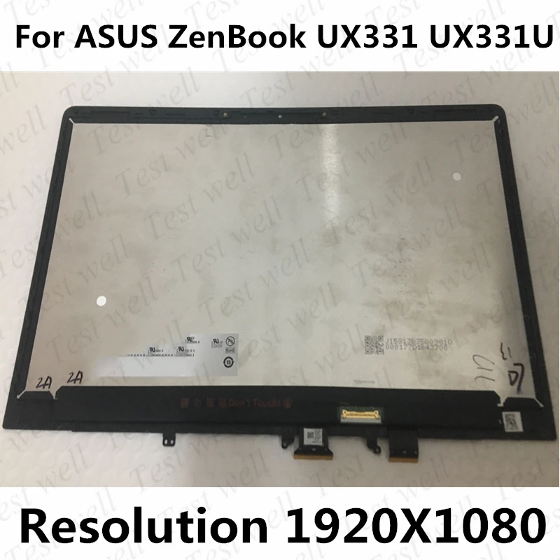 Harga Untuk ASUS ZenBook UX331 UX331U UX331UA UX331UN Laptop LCD LED Panel Layar Sentuh Layar Digitizer Assembly