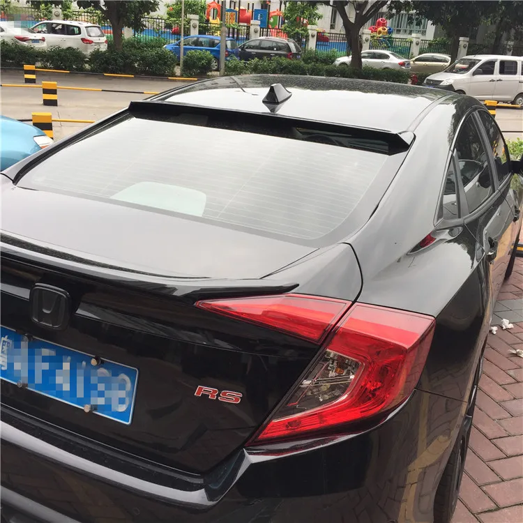 Для Civic спойлер на крыше 2016-2018 Honda YCKK ABS пластик Материал заднее крыло автомобиля
