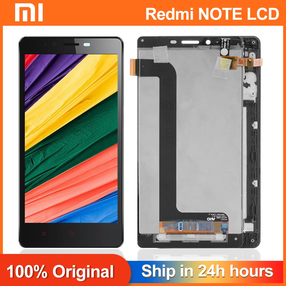 Новинка 100% дисплей для XIAOMI Redmi Note сенсорный экран с рамкой модуль Xiaomi сменный ЖК