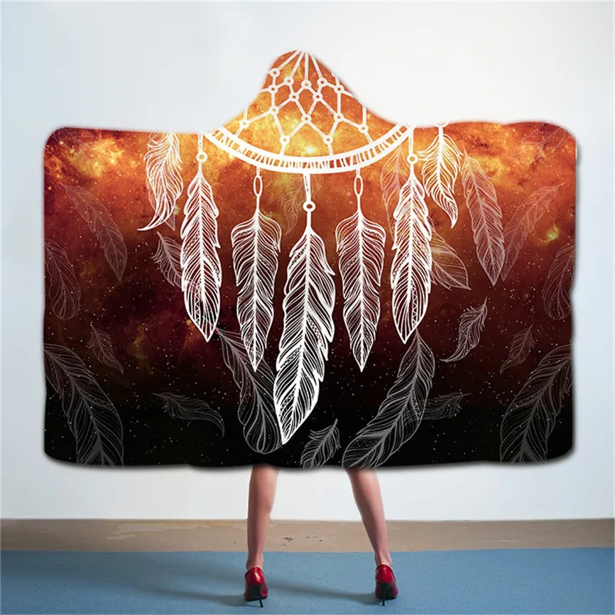 Зимний шарф мягкий удобный одеяло с капюшоном зимний теплый плюшевый плащ шаль