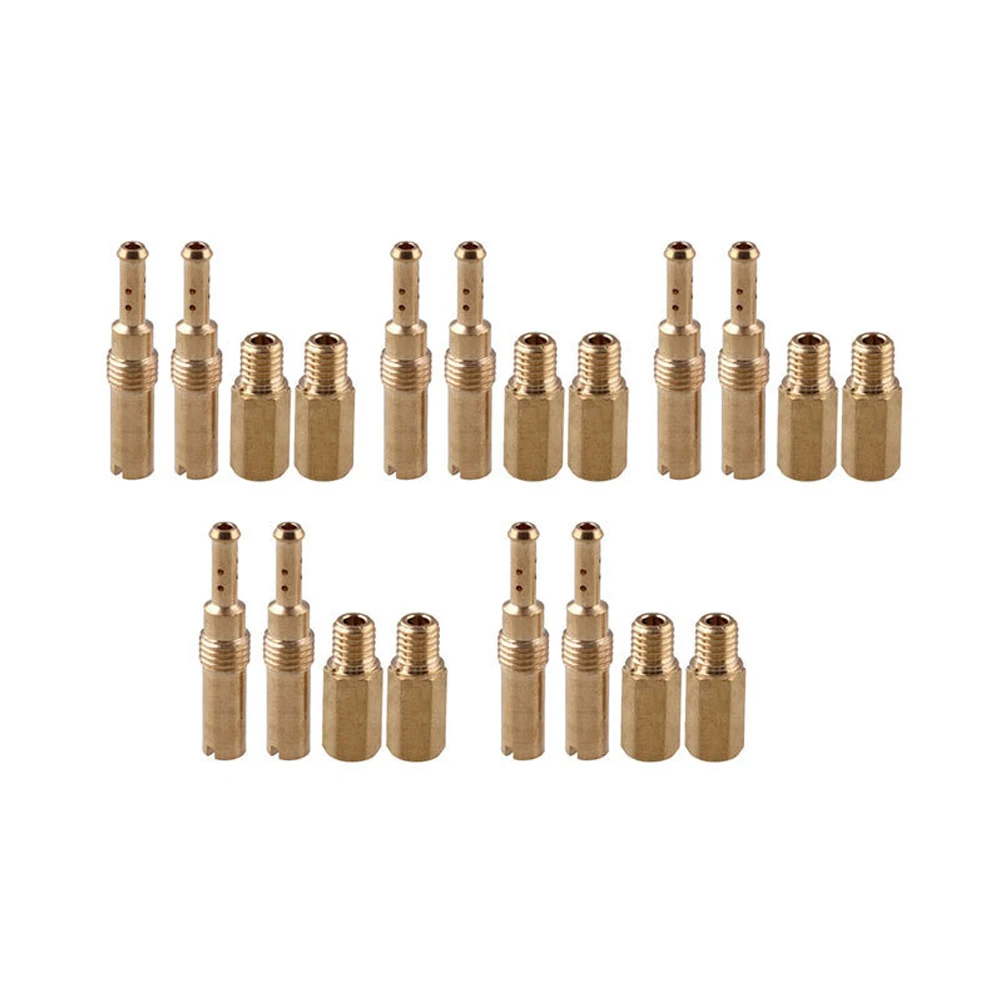 20 шт долговечные инжекторы главный жиклер карбюратора набор замена Refit Carb