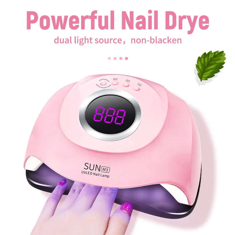 Мощная УФ лампа для ногтей маникюра светодиодная салона ногтевого дизайна с 45