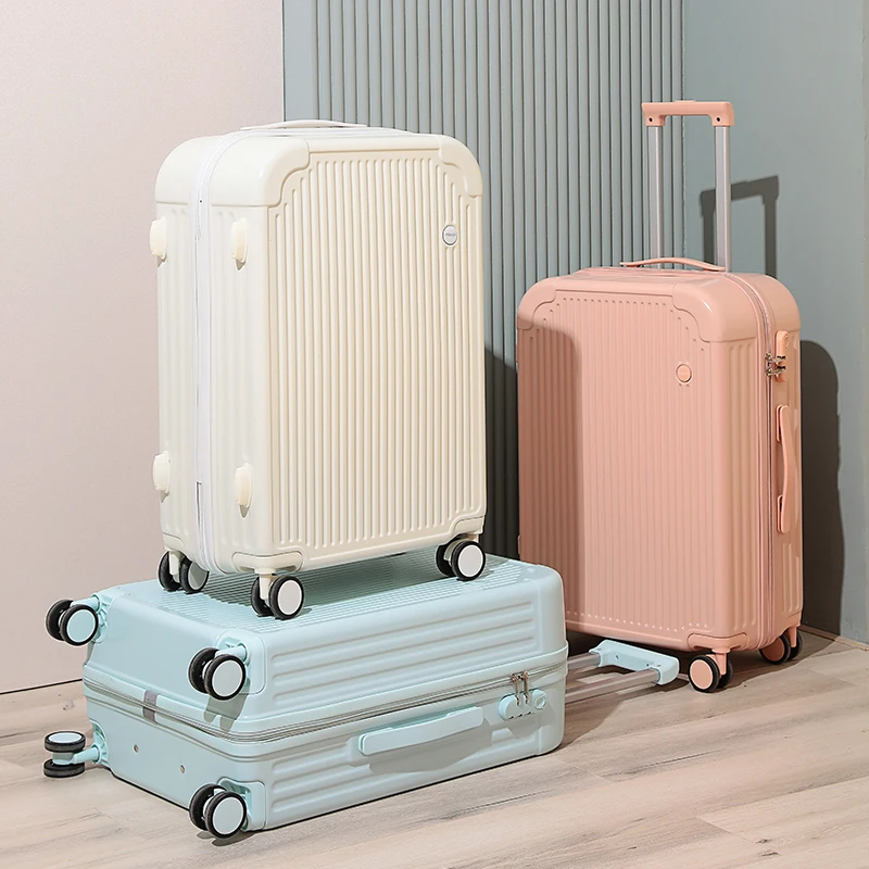 New Fashion Girl Color 20/24/28 Inch Rolling Luggage Sipnner Wheels ABS+PC Women Travel Suitcase Men Cabin Carry-on Trolley Box