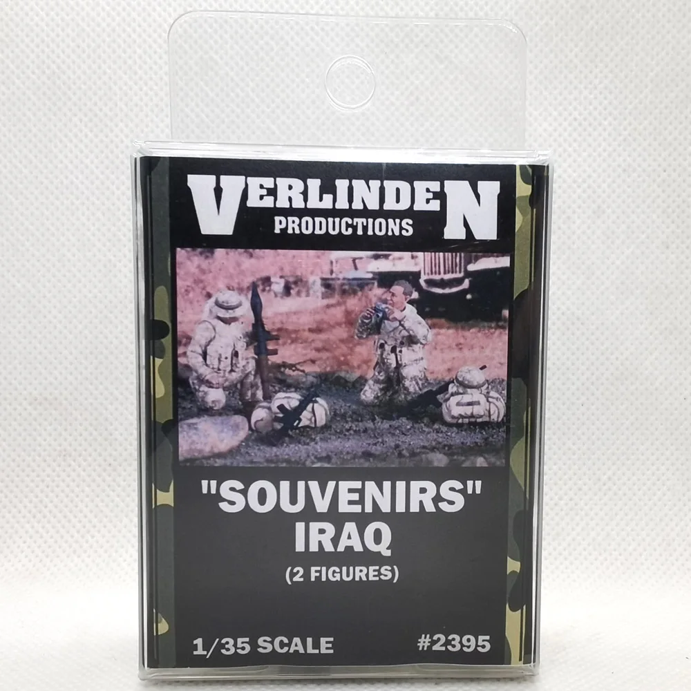

1/35 Scale "Souvenirs" US Infantry Iraq posing with Weapons (2 Figures/Set) VERLINDEN #2395 Resin Kits Unassembled Uncolored