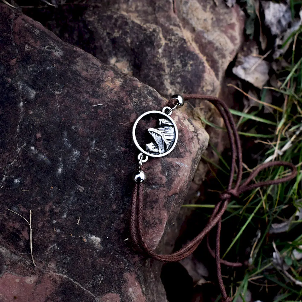 Браслет с изображением гор подарок для женщины путешествий на открытом воздухе |