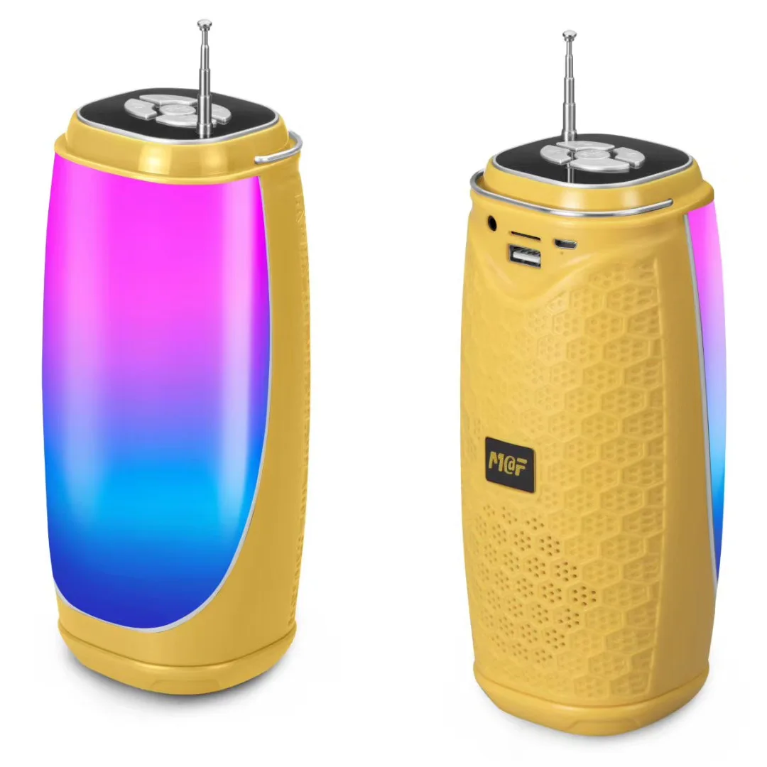 

Портативный Bluetooth Динамик красочные светильник Поддержка TF карты USB AUX для телефона, подарок на день рождения, Беспроводной напольные сабвуф...