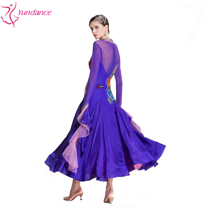 B-18213 Ballroom Dance Dress Patterns, Top Design Long Ballroom Dancing Dress Adult Shop Girl Ballroom Dress For Children
