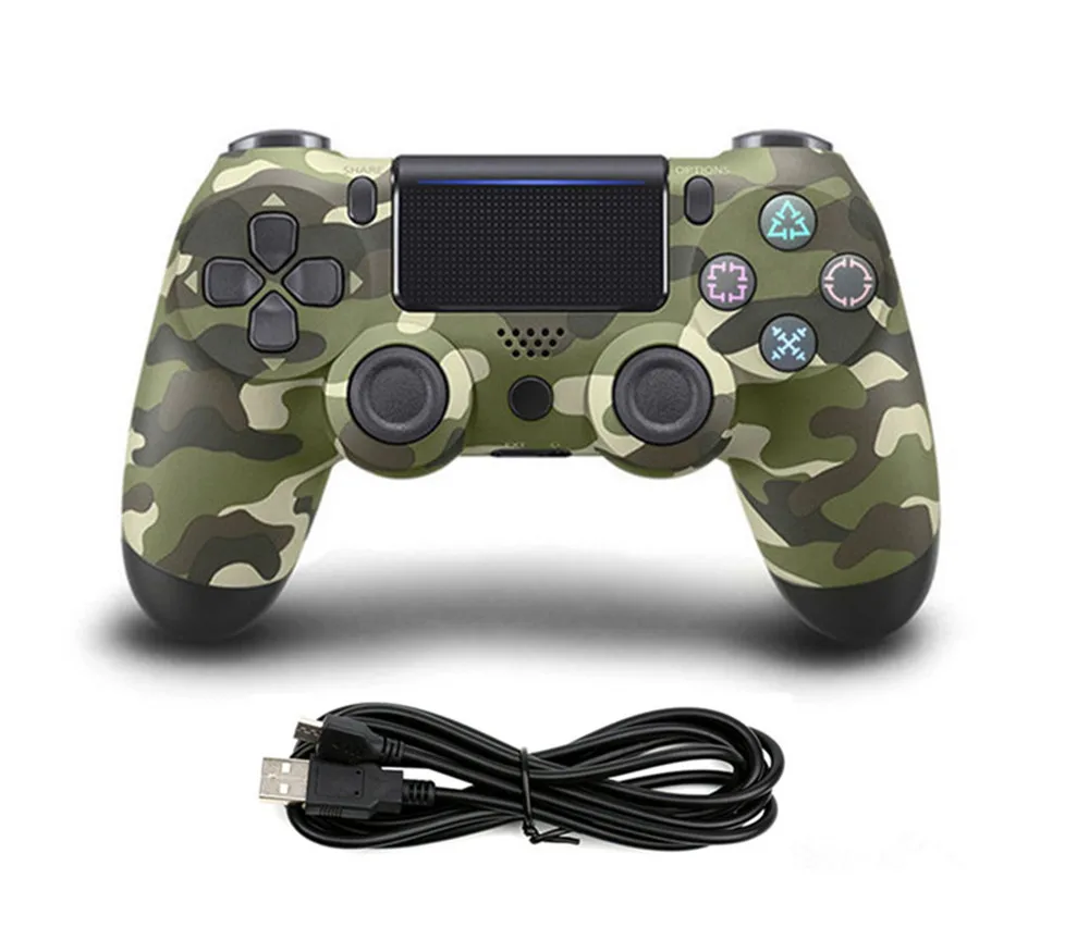 Проводной геймпад для PS4 контроллер подходит для ps4 консоли геймпад для PS4 джойстик - Цвет: Army Green