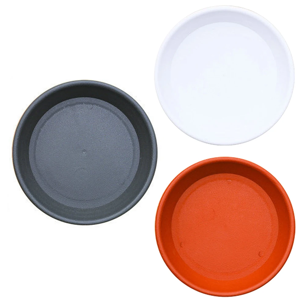 

3PCS Plant Saucer Plastic Round Shape Plant Pot Drip Tray Flowerpot Planter Pallet Base For Garden Balcony Indoor Green Planting