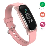 body temperature measurement smart bracelet men women smart watch 2021 fitness band heart rate fitness wristband for android ios