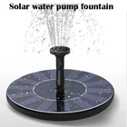 Водяной насос на солнечной батарее, садовый экологичный Плавающий Солнечный фонтан, садовый фонтан-водопад, бассейн, пруд, ванна для птиц