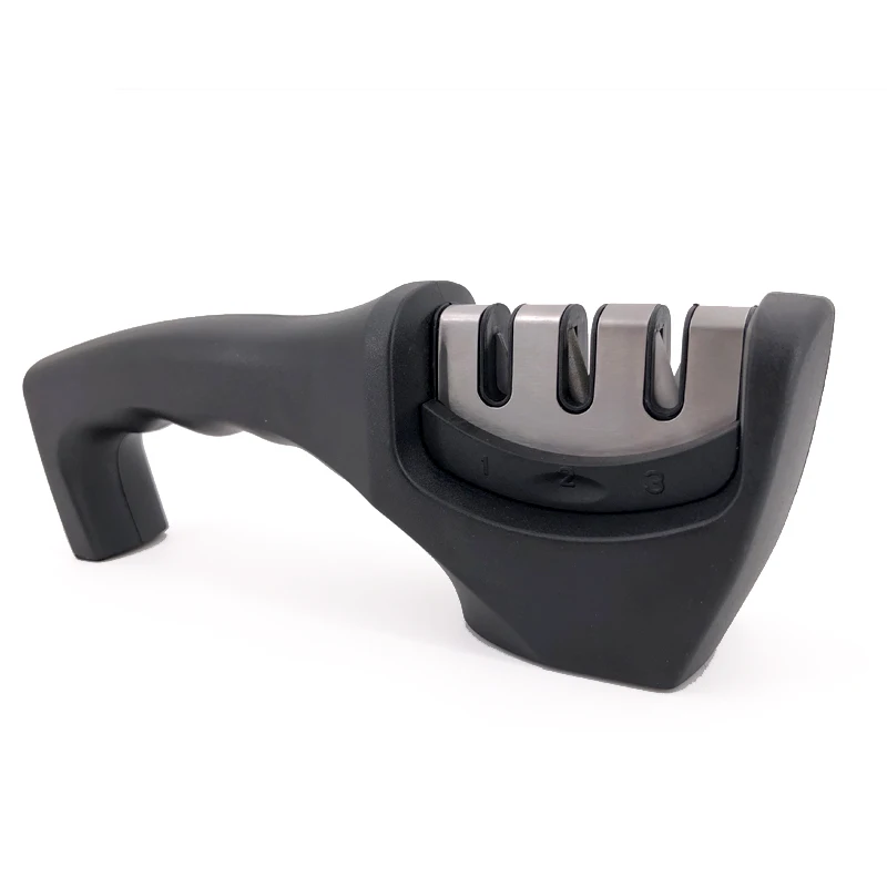

Knife Sharpener 3 Stages Professional Kitchen Sharpening Stone Grinder knives Whetstone Tungsten Diamond Ceramic Sharpener Tool