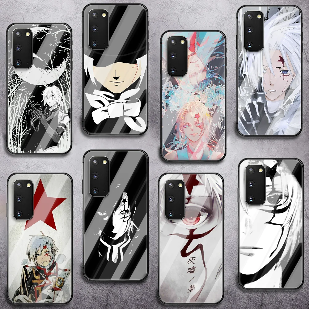 

D.Gray-man Allen Walker Tempered Glass Phone Case For Samsung Galaxy A 10 20E 21 30 31 50 51 52 70 71 72 S 5G Cover Cell Black