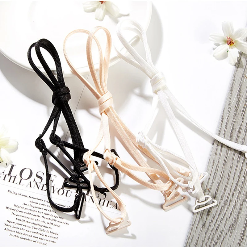 

2/3pair Female Ladies Women Elastic Bra Strap Bra Accessories Anti-slip Adjustable Blts Shoulder Straps for Bridal Wedding Party